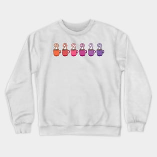 Espresso Cup Set Crewneck Sweatshirt